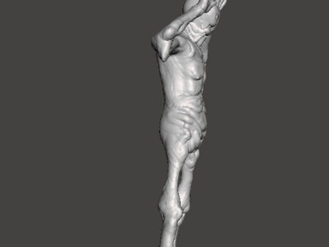 PALEMAN MONSTER MINIATURE MODEL FOR HORROR OR FANTASY GAMES RPG DND 3D 打印模型