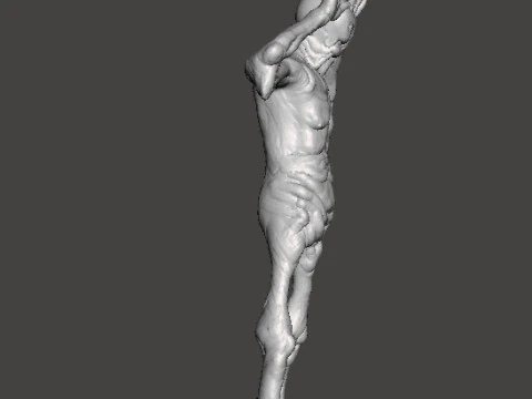 PALEMAN MONSTER MINIATURE MODEL FOR HORROR OR FANTASY GAMES RPG DND 3D Print Model