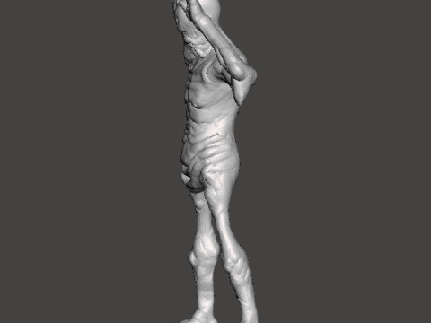 PALEMAN MONSTER MINIATURE MODEL FOR HORROR OR FANTASY GAMES RPG DND 3D 打印模型