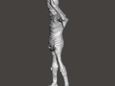 PALEMAN MONSTER MINIATURE MODEL FOR HORROR OR FANTASY GAMES RPG DND 3D Print Model