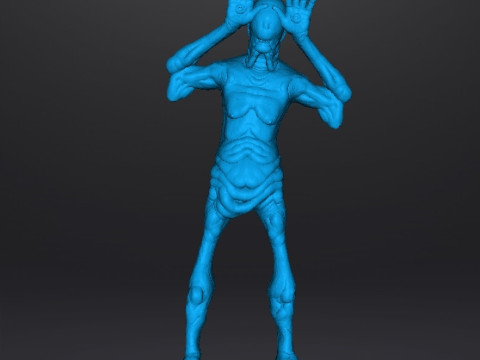 PALEMAN MONSTER MINIATURE MODEL FOR HORROR OR FANTASY GAMES RPG DND 3D 打印模型