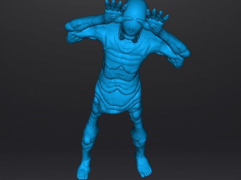 PALEMAN MONSTER MINIATURE MODEL FOR HORROR OR FANTASY GAMES RPG DND 3D 打印模型