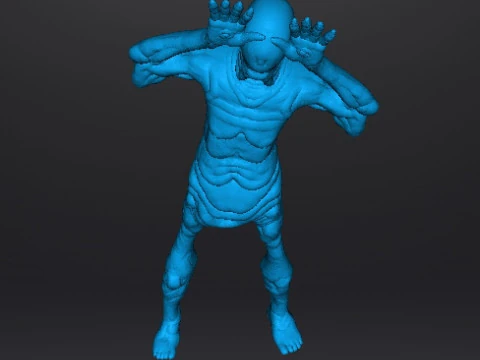 PALEMAN MONSTER MINIATURE MODEL FOR HORROR OR FANTASY GAMES RPG DND 3D Print Model