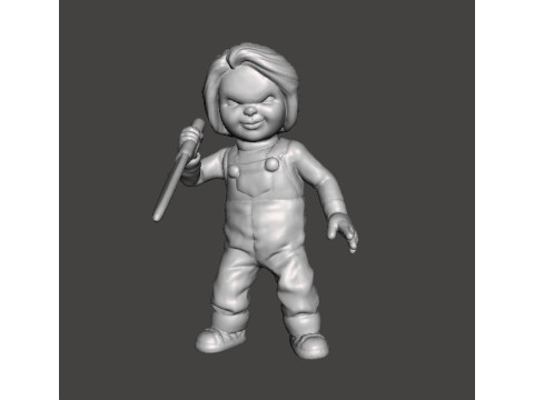 CHUCKY CHILDS PLAY MINIATURE MODEL FOR HORROR OR FANTASY GAMES RPG DND 3Dプリントモデル