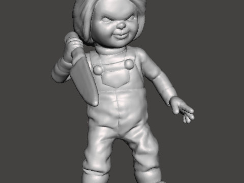 CHUCKY CHILDS PLAY MINIATURE MODEL FOR HORROR OR FANTASY GAMES RPG DND 3D 프린트 모델
