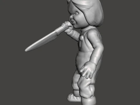 CHUCKY CHILDS PLAY MINIATURE MODEL FOR HORROR OR FANTASY GAMES RPG DND 3D Print Model