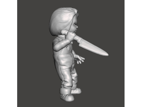CHUCKY CHILDS PLAY MINIATURE MODEL FOR HORROR OR FANTASY GAMES RPG DND 3D 프린트 모델