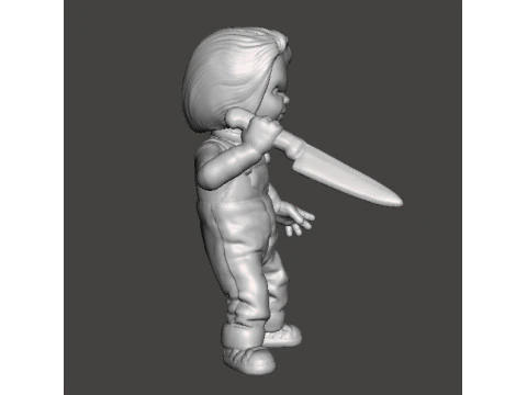 CHUCKY CHILDS PLAY MINIATURE MODEL FOR HORROR OR FANTASY GAMES RPG DND 3D Print Model