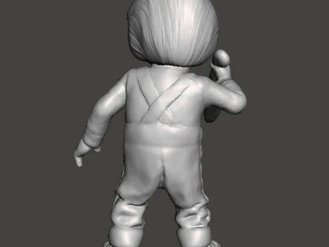 CHUCKY CHILDS PLAY MINIATURE MODEL FOR HORROR OR FANTASY GAMES RPG DND 3D Print Model