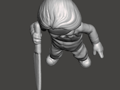 CHUCKY CHILDS PLAY MINIATURE MODEL FOR HORROR OR FANTASY GAMES RPG DND 3D 프린트 모델