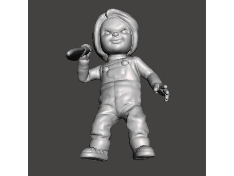 CHUCKY CHILDS PLAY MINIATURE MODEL FOR HORROR OR FANTASY GAMES RPG DND 3D 프린트 모델