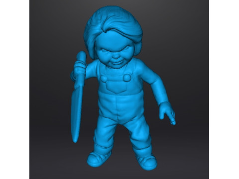 CHUCKY CHILDS PLAY MINIATURE MODEL FOR HORROR OR FANTASY GAMES RPG DND 3D 프린트 모델