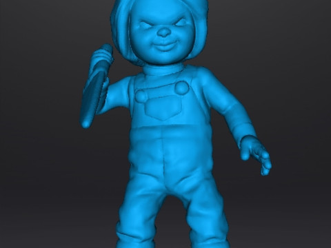 CHUCKY CHILDS PLAY MINIATURE MODEL FOR HORROR OR FANTASY GAMES RPG DND 3D 프린트 모델