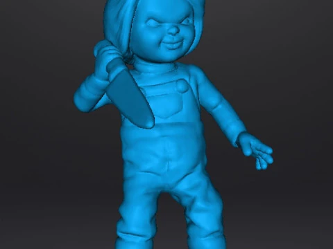 CHUCKY CHILDS PLAY MINIATURE MODEL FOR HORROR OR FANTASY GAMES RPG DND 3D Print Model