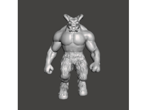 BARON OF HELL CLASSIC DEMON MINIATURE MODEL FIGURE FOR FANTASY OR SCIFI GAMES RPG DND Modelo de Impressão 3D