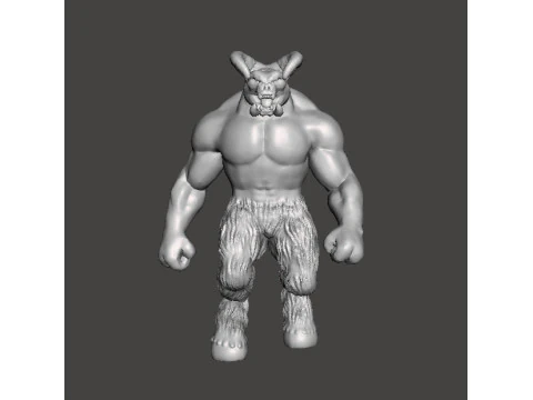 FIGURA MODELO DE MINIATURA DE DEMÔNIO CLÁSSICO BARÃO DO INFERNO PARA JOGOS DE FANTASIA OU SCIFI RPG DND Modelo de Impressão 3D