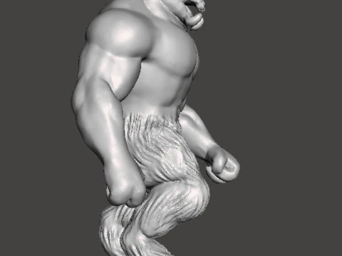 BARON OF HELL CLASSIC DEMON MINIATURE MODEL FIGURE FOR FANTASY OR SCIFI GAMES RPG DND 3D Print Model