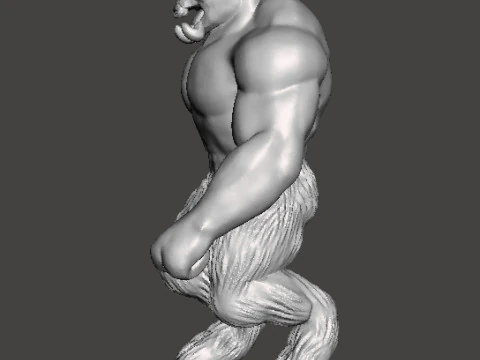 BARON OF HELL CLASSIC DEMON MINIATURE MODEL FIGURE FOR FANTASY OR SCIFI GAMES RPG DND 3D Print Model