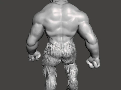 BARON OF HELL CLASSIC DEMON MINIATURE MODEL FIGURE FOR FANTASY OR SCIFI GAMES RPG DND 3D Print Model