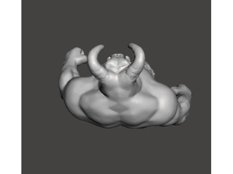 BARON OF HELL CLASSIC DEMON MINIATURE MODEL FIGURE FOR FANTASY OR SCIFI GAMES RPG DND 3D Print Model