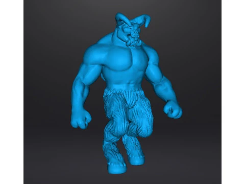 BARON OF HELL CLASSIC DEMON MINIATURE MODEL FIGURE FOR FANTASY OR SCIFI GAMES RPG DND 3D Print Model