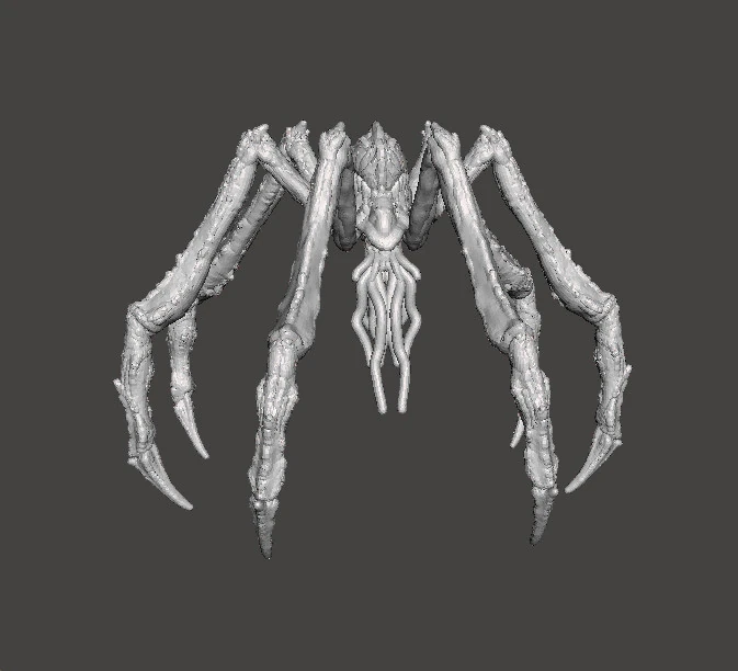 TITANUS SCYLLA KAIJU MONSTER MINIATURE MODEL FOR FANTASY GAMES RPG DND 3D Print Model .c4d .max .obj .3ds .fbx .stl .blend