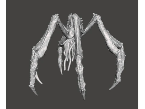 TITANUS SCYLLA KAIJU MONSTER MINIATURE MODEL FOR FANTASY GAMES RPG DND 3D Print Model