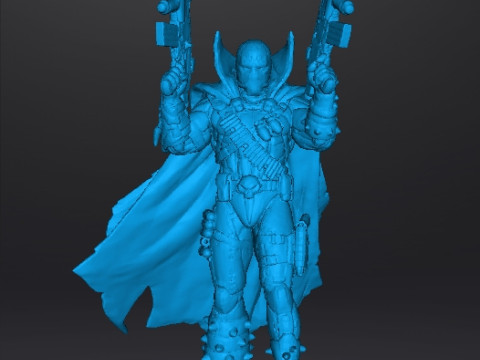 SPAWN COMMANDO MINIATURE MODEL FOR FANTASY SCIFI OR SUPERHERO GAMES RPG DND Model Cetak 3D