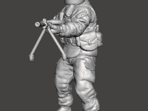 TACHANKA OPERATOR MINIATURE MODEL FOR SCIFI OR WARGAMES RPG DND 3D Print Model