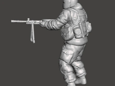 TACHANKA OPERATOR MINIATURE MODEL FOR SCIFI OR WARGAMES RPG DND 3D Print Model
