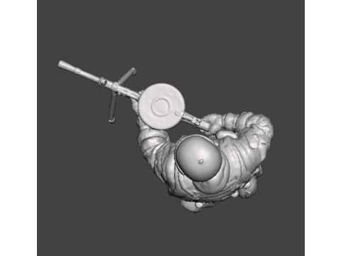 TACHANKA OPERATOR MINIATURE MODEL FOR SCIFI OR WARGAMES RPG DND 3D Print Model