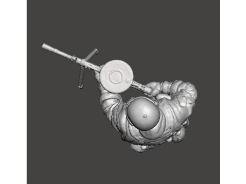 TACHANKA OPERATOR MINIATURE MODEL FOR SCIFI OR WARGAMES RPG DND 3D Print Model