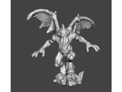 CTHULHU AVATAR RLYEH GUARDIAN MINIATURE MODEL FIGURE FOR FANTASY HORROR GAMES RPG DND 3D-printmodel
