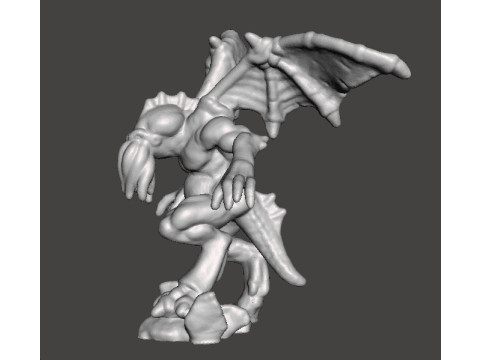 CTHULHU AVATAR RLYEH GUARDIAN MINIATURE MODEL FIGURE FOR FANTASY HORROR GAMES RPG DND 3D-printmodel