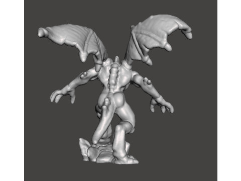 CTHULHU AVATAR RLYEH GUARDIAN MINIATURE MODEL FIGURE FOR FANTASY HORROR GAMES RPG DND 3D-printmodel