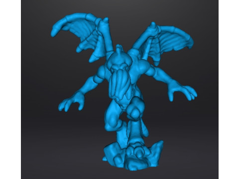 CTHULHU AVATAR RLYEH GUARDIAN MINIATURE MODEL FIGURE FOR FANTASY HORROR GAMES RPG DND 3D-printmodel