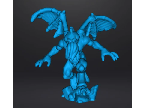 CTHULHU AVATAR RLYEH GUARDIAN MINIATURE MODEL FIGURE FOR FANTASY HORROR GAMES RPG DND 3D Print Model