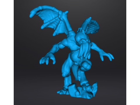 CTHULHU AVATAR RLYEH GUARDIAN MINIATURE MODEL FIGURE FOR FANTASY HORROR GAMES RPG DND 3D-printmodel