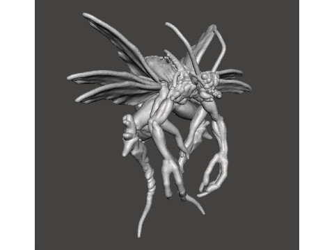 RE4 FLYING NOVISTADOR MONSTER MINIATURE MODEL FOR HORROR OR FANTASY GAMES RPG DND Modèles 3D en vedette