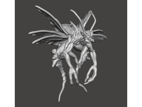 RE4 MODELLO IN MINIATURA DI MOSTRO VOLANTE NOVISTADOR PER GIOCHI HORROR O FANTASY RPG DND Modello di stampa 3D