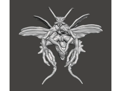 RE4 MODELLO IN MINIATURA DI MOSTRO VOLANTE NOVISTADOR PER GIOCHI HORROR O FANTASY RPG DND Modello di stampa 3D