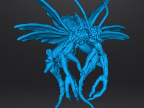RE4 FLYING NOVISTADOR MONSTER MINIATURE MODEL FOR HORROR OR FANTASY GAMES RPG DND Modèles 3D en vedette
