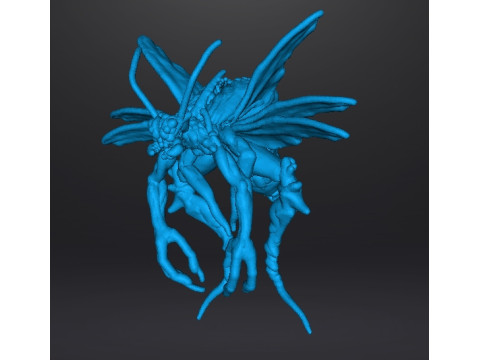RE4 FLYING NOVISTADOR MONSTER MINIATURE MODEL FOR HORROR OR FANTASY GAMES RPG DND Modèles 3D en vedette