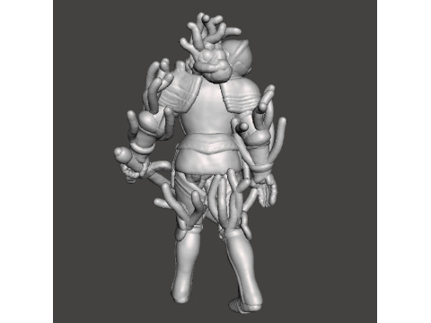 RE4 ARMOR KNIGHT PLAGA MINIATURE MODEL FOR HORROR OR FANTASY GAMES RPG DND Model Cetak 3D