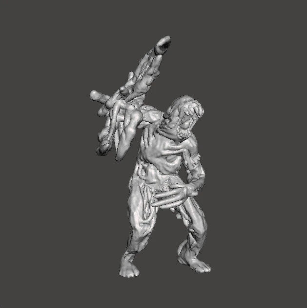 RE7 BLADE MOLDED MONSTER MINIATURE MODEL FOR HORROR OR FANTASY GAMES RPG DND 3D Print Model .c4d .max .obj .3ds .fbx .stl .blend 