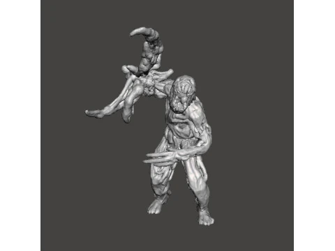 RE7 BLADE MOLDED MONSTER MINIATURE MODEL FOR HORROR OR FANTASY GAMES RPG DND 3D Print Model