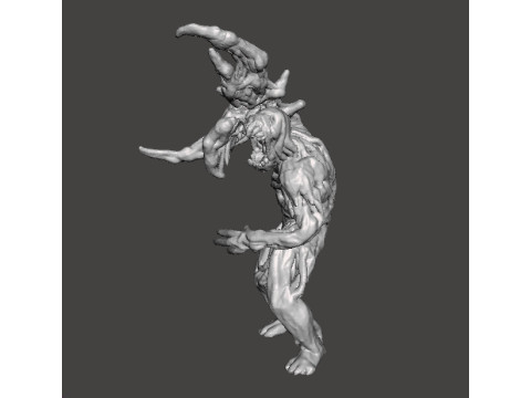 RE7 BLADE MOLDED MONSTER MINIATURE MODEL FOR HORROR OR FANTASY GAMES RPG DND Modello di stampa 3D