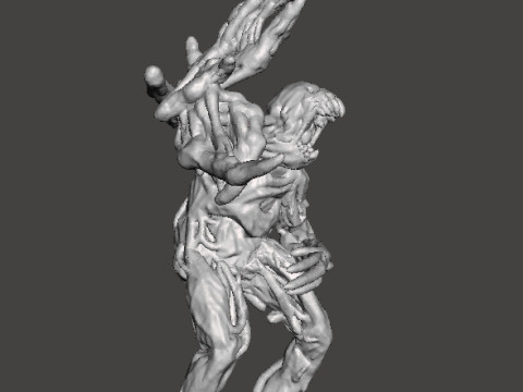RE7 BLADE MOLDED MONSTER MINIATURE MODEL FOR HORROR OR FANTASY GAMES RPG DND Modello di stampa 3D