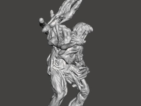 RE7 BLADE MOLDED MONSTER MINIATURE MODEL FOR HORROR OR FANTASY GAMES RPG DND 3D Print Model
