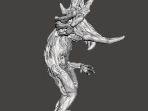 RE7 BLADE MOLDED MONSTER MINIATURE MODEL FOR HORROR OR FANTASY GAMES RPG DND Modello di stampa 3D